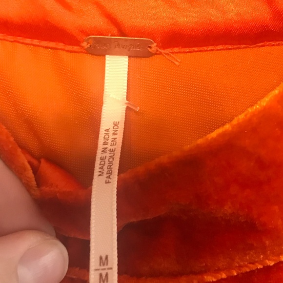 Free People | Jill’s Orange Swing Dress - Picture 7 of 8